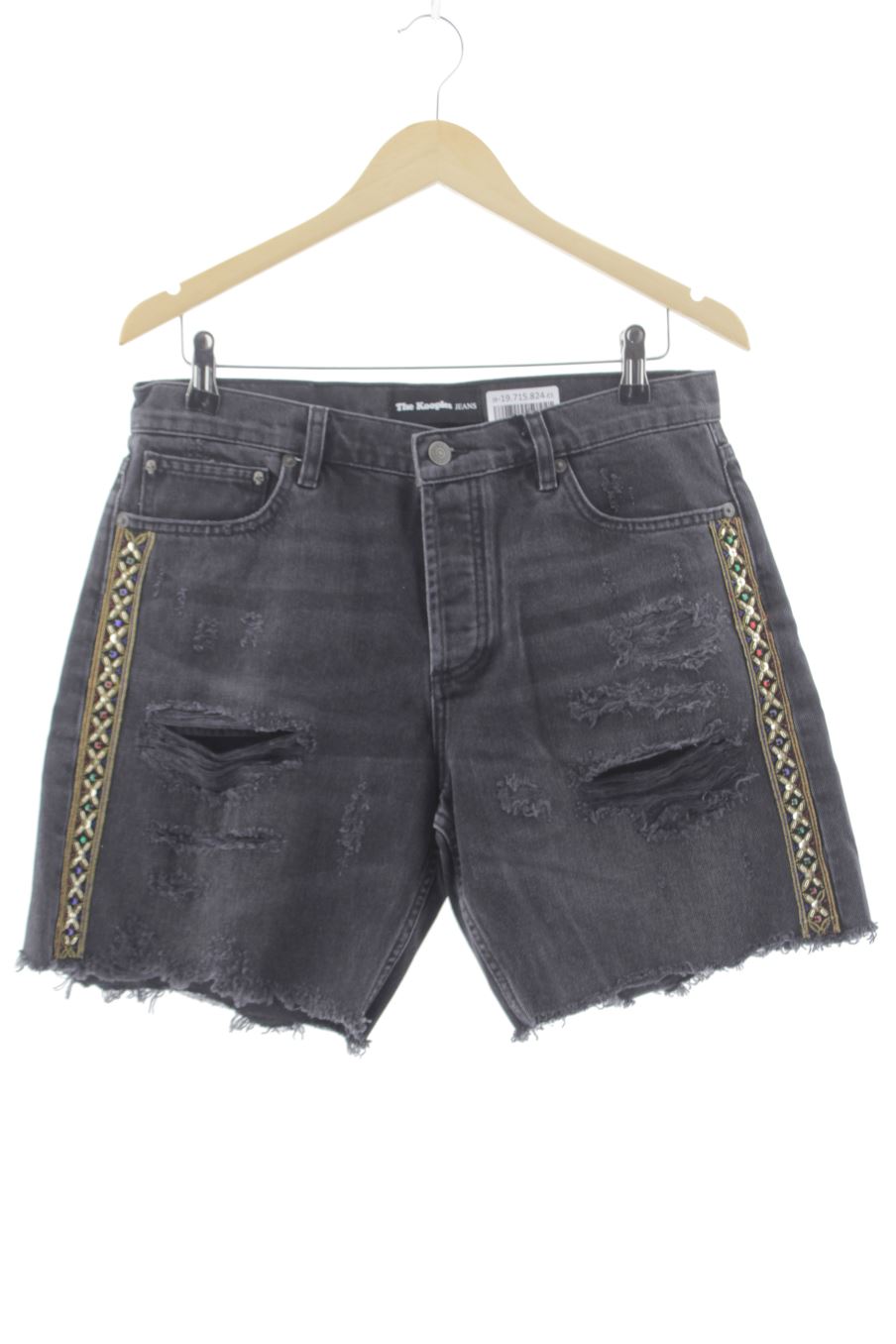 Shorts The kooples de la taille 40 de couleur noir de denim