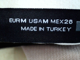 Pantalón de Zara de la talla M, de color blanco