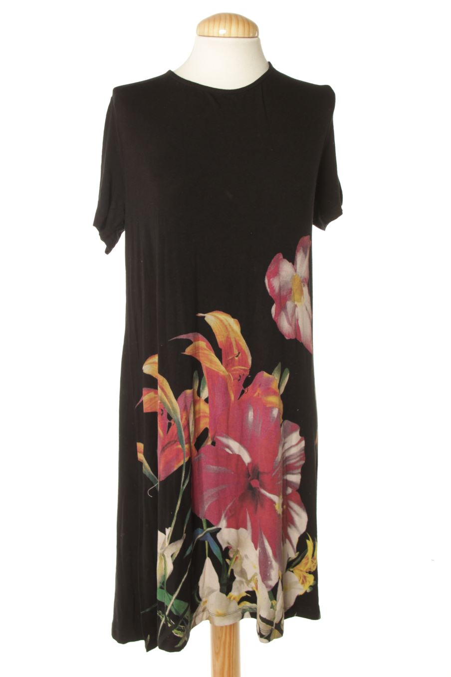 Robe casual Desigual de la taille XL, de couleur noir