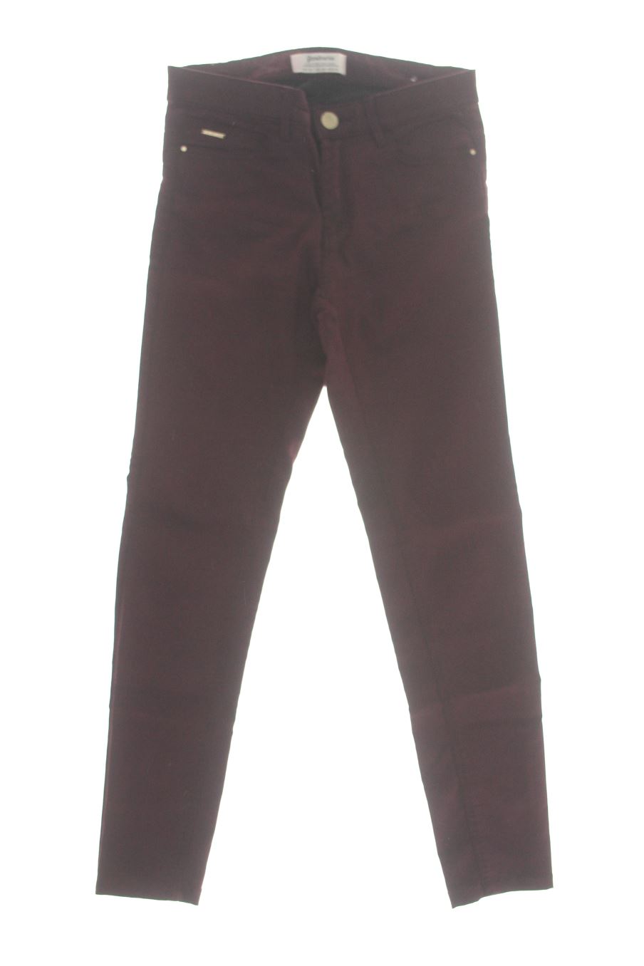 Jeans von Stradivarius Größe 36, Farbe Bordeaux, aus Jeanskleidung für