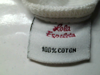 Top Lola Espeleta de la taille M, de couleur blanc