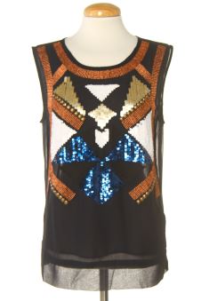 Camisa sin mangas L Desigual