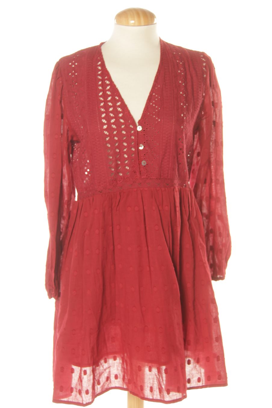 Robe casual PERCENTIL de la taille XS, de couleur bordeaux