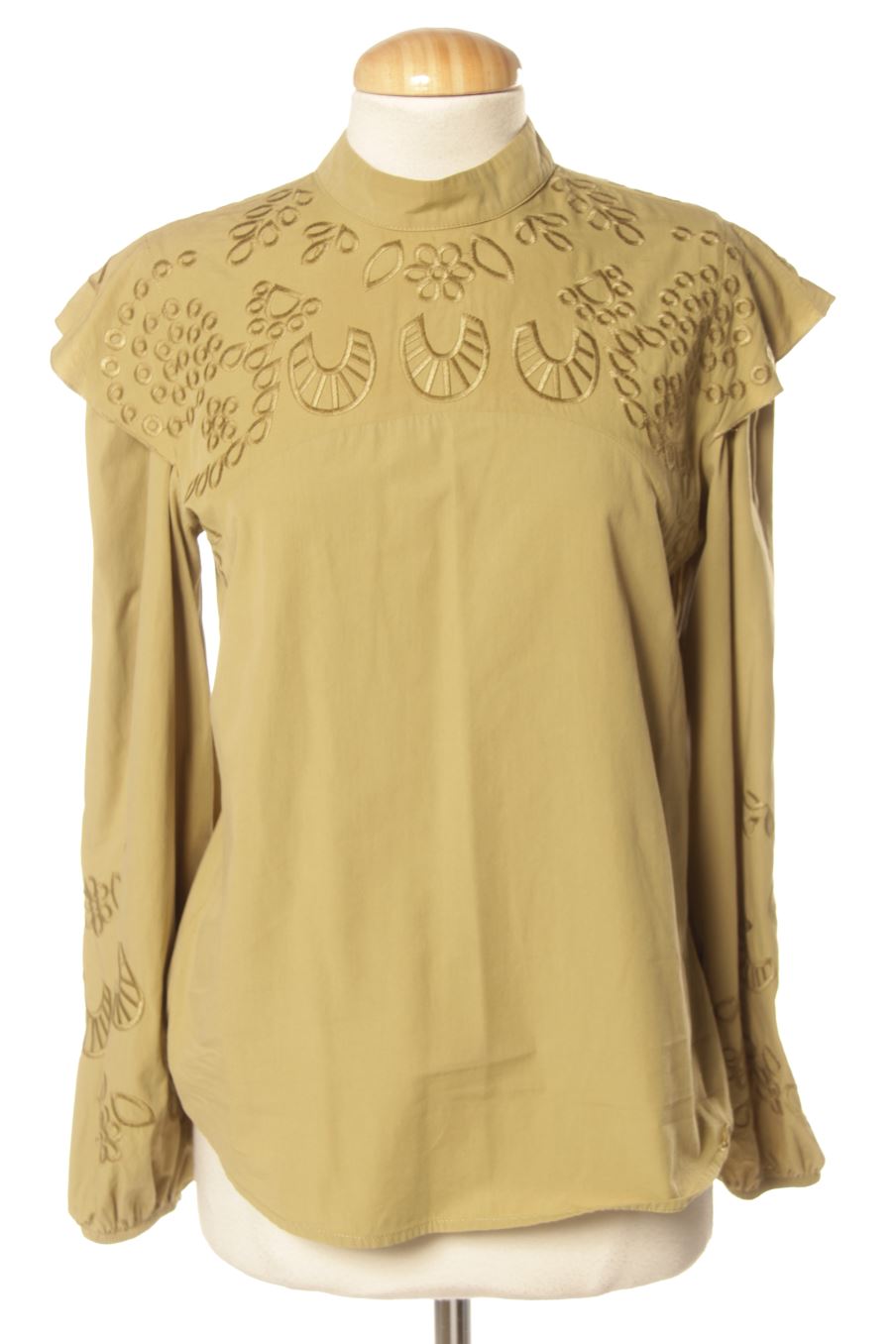 Langärmelige Bluse von salsa Größe XS, Farbe Grün, für