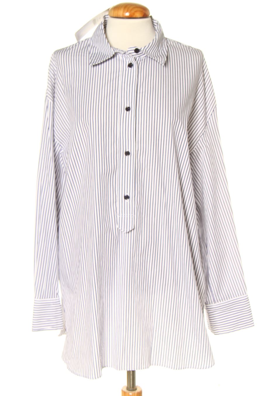Blouse à manches longues Zara de la taille M, de couleur rayures