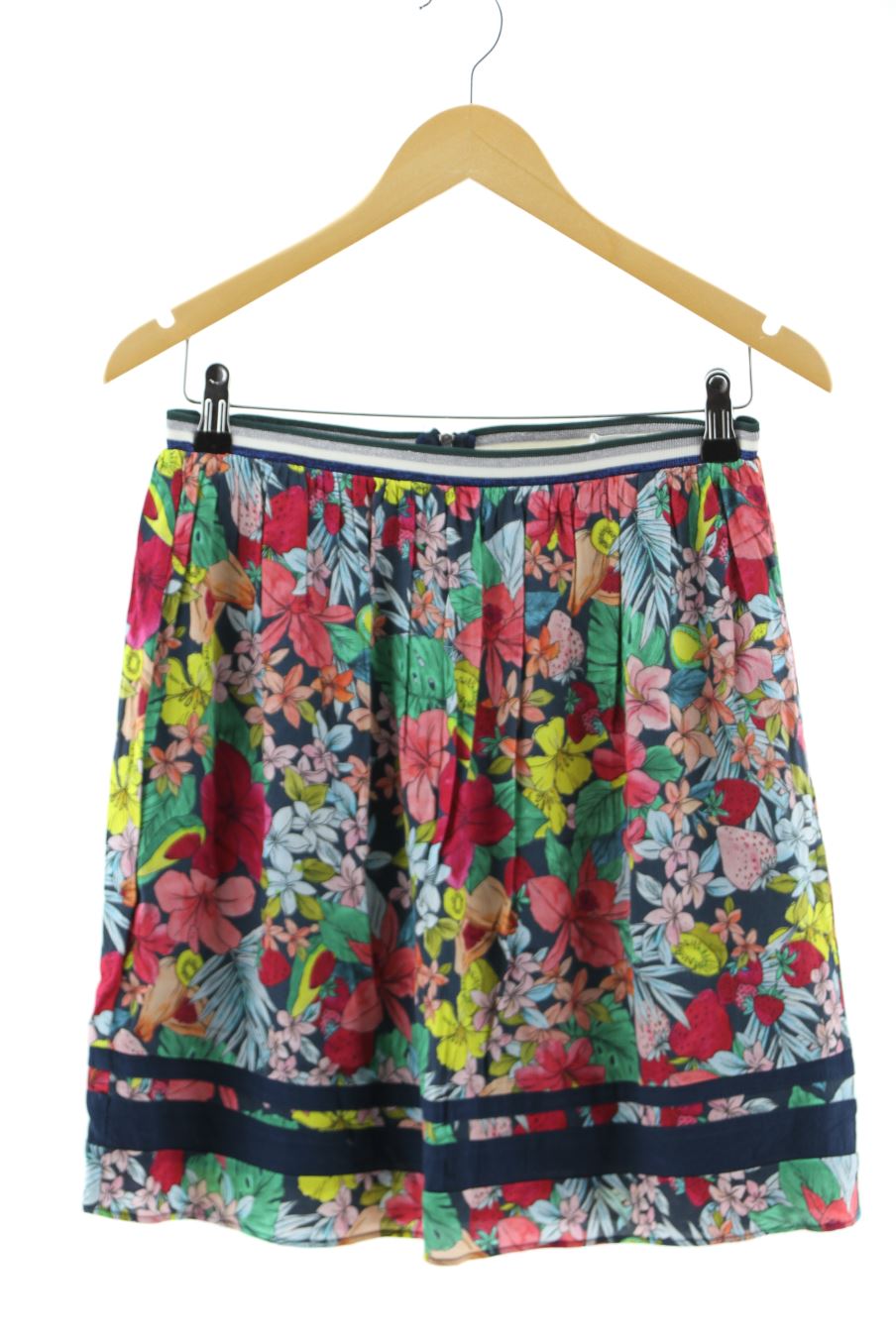 Jupe Naf Naf de la taille 38, de couleur fleurs