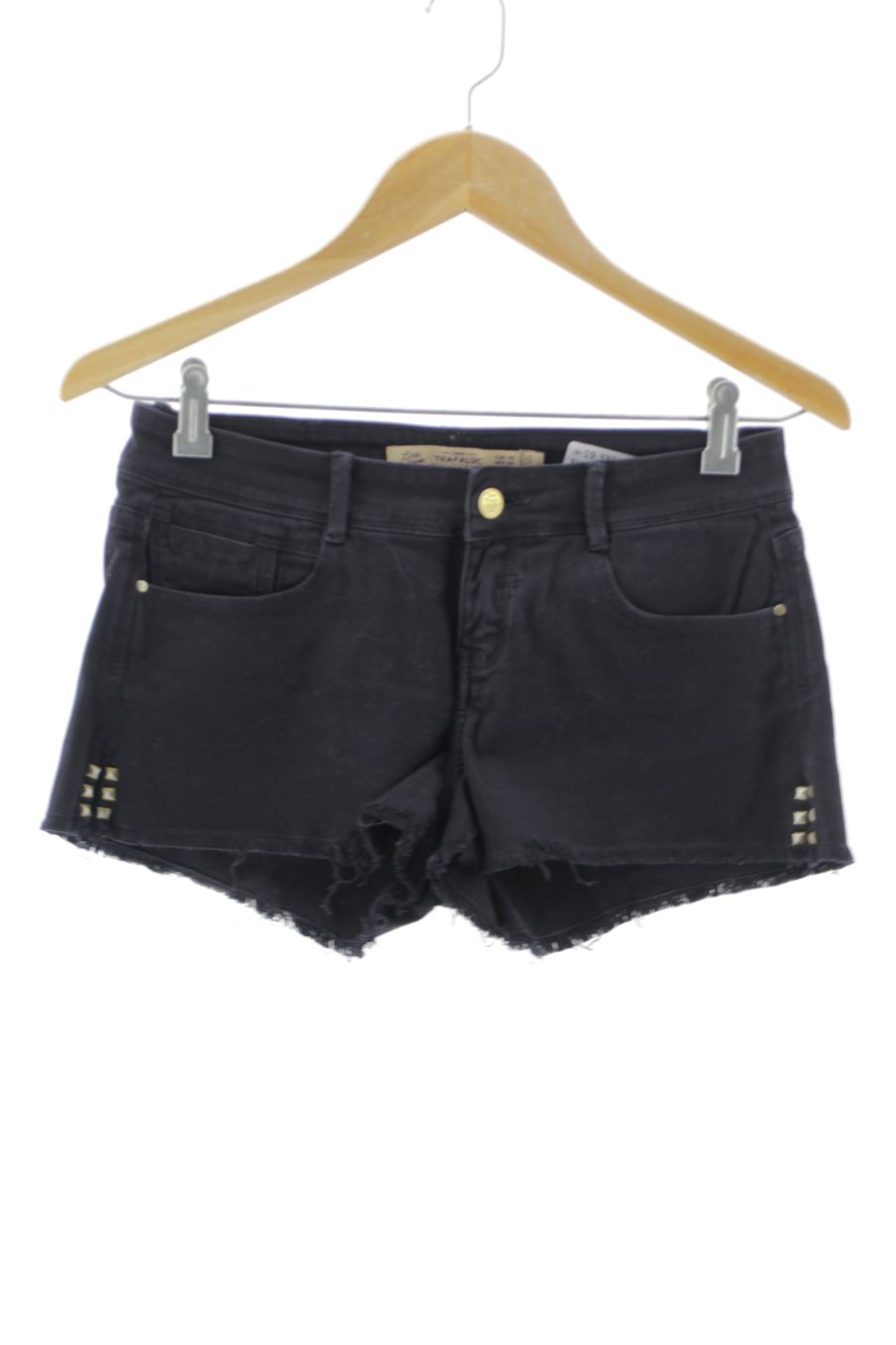 Kurze Hose von Trafaluc Größe 36, Farbe Schwarz, aus Jeanskleidung für