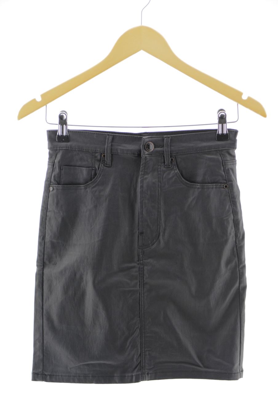 Jupe Stradivarius de la taille 36, de couleur noir