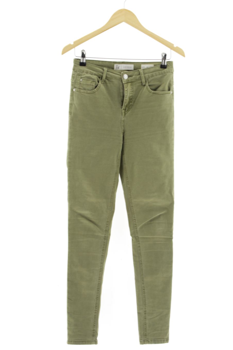 Vaquero de Easy wear de la talla 38, de color verde de ropa vaquera