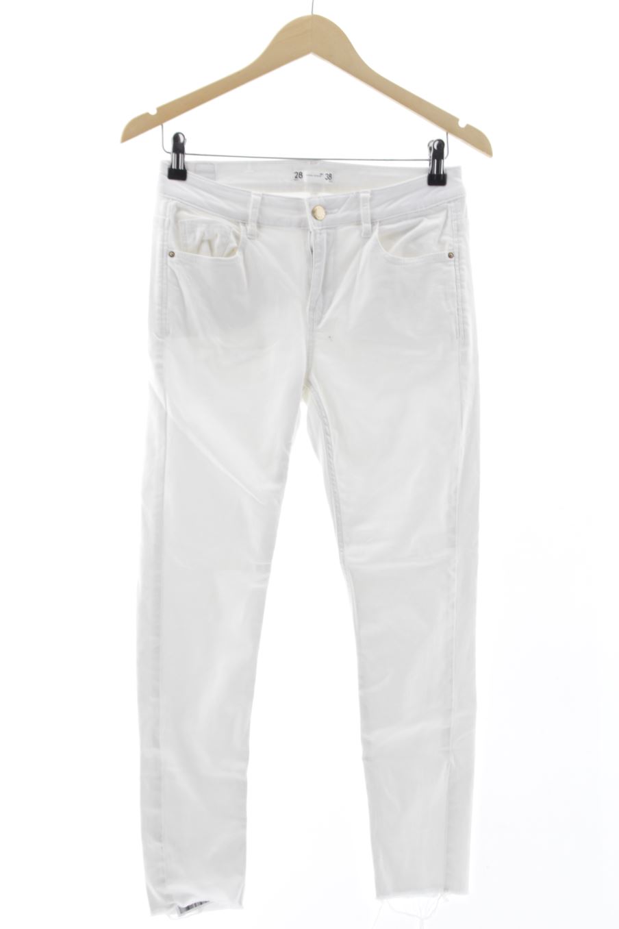 Jeans von Sfera Größe 38, Farbe Weiss, aus Jeanskleidung für