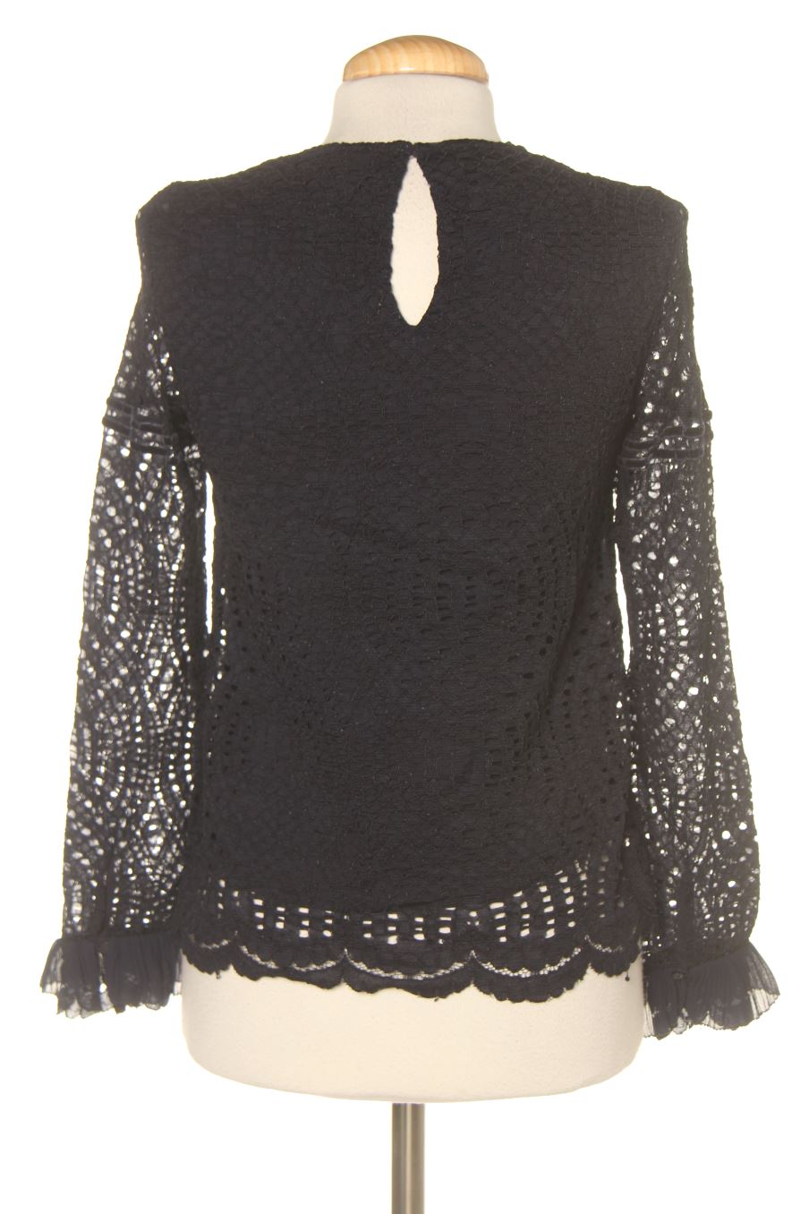 Langärmelige Bluse von Massimo Dutti Größe 34, Farbe Marineblau, für