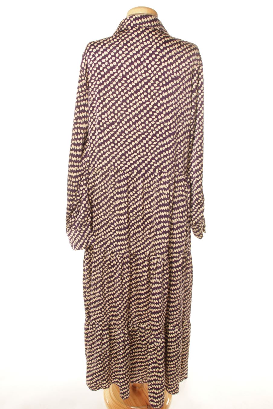 Vestido casual de tesera de la talla XL, de color estampado
