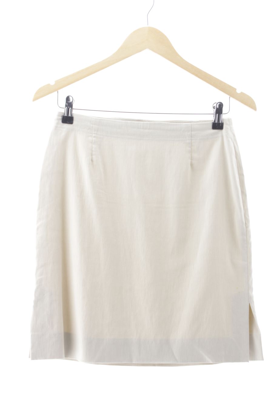 Falda de Zara de la talla 36, de color beige