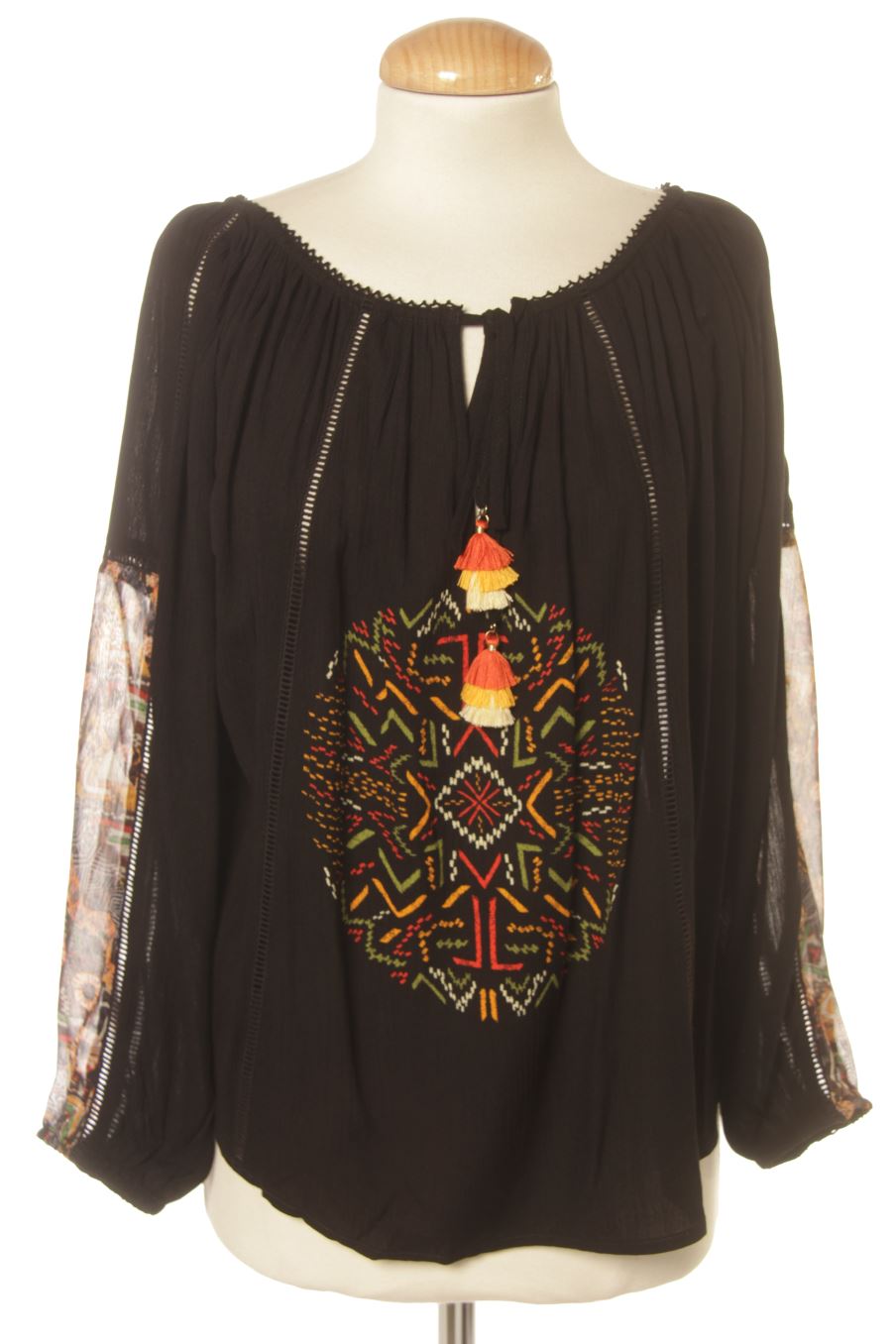 Blouse à manches longues Desigual de la taille S, de couleur imprimés