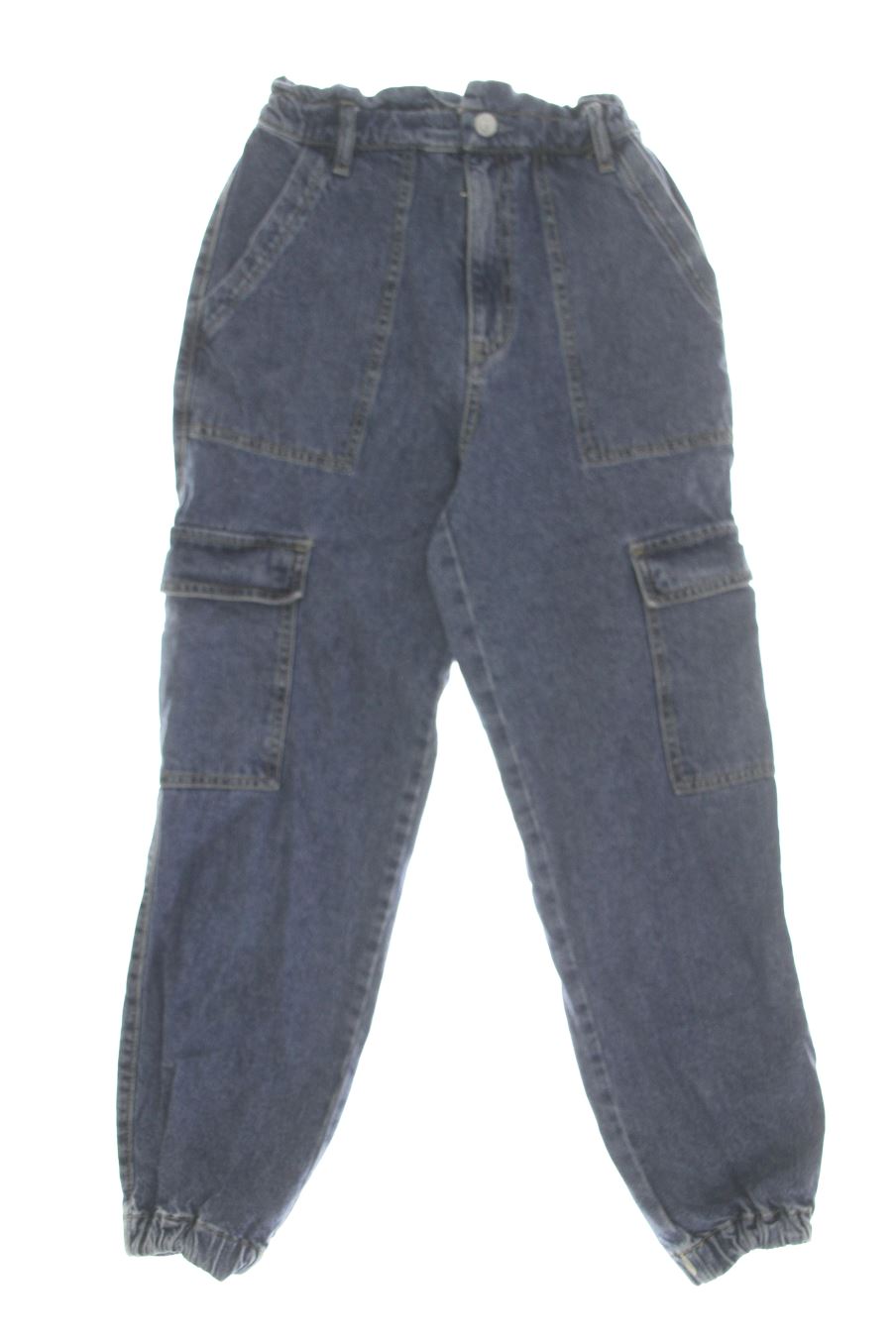 Jeans Stradivarius de la taille S, de couleur bleu de denim