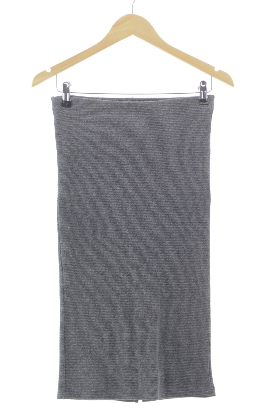 Jupe Stradivarius de la taille S, de couleur gris