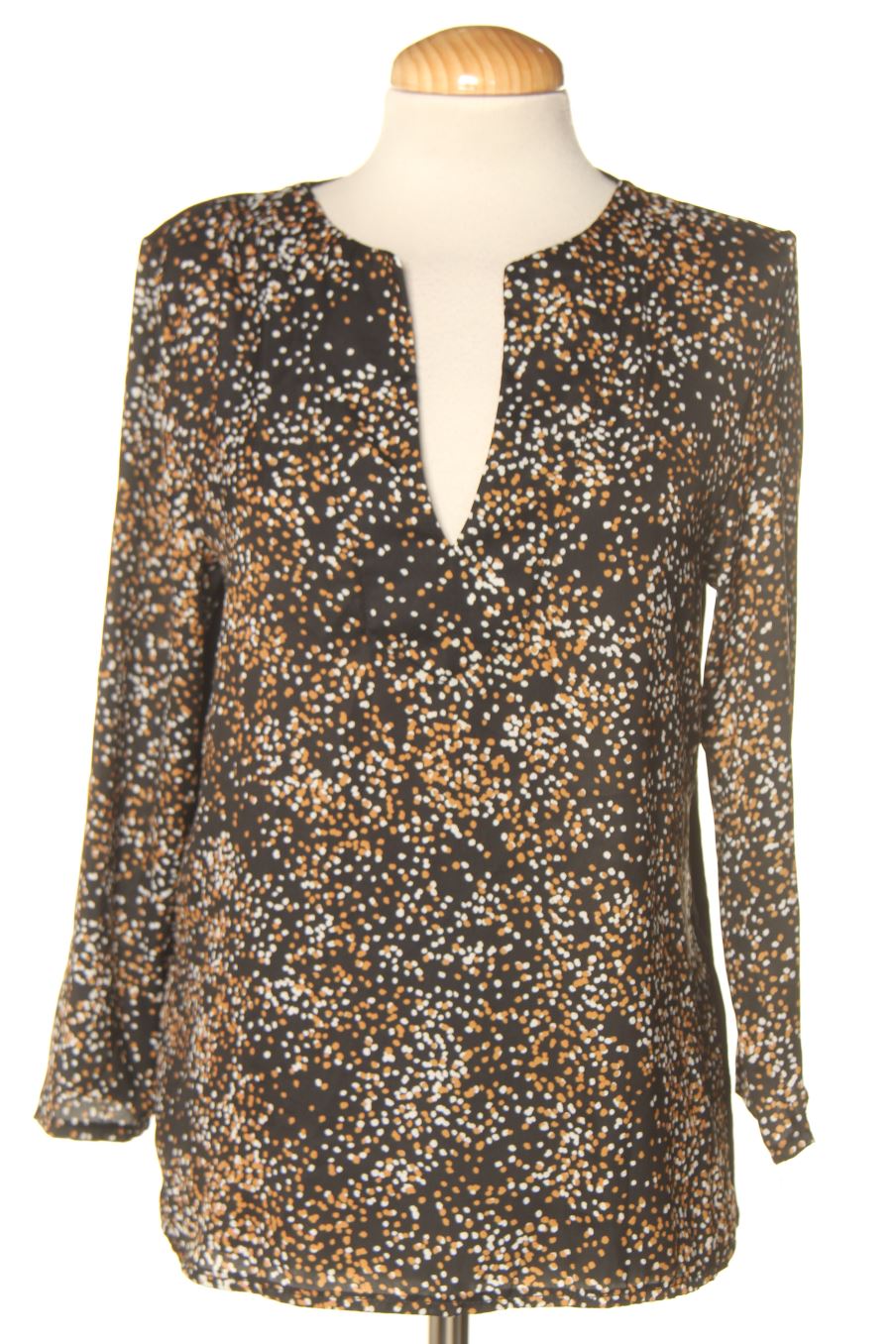 Blusa de manga larga de Mango de la talla XS, de color estampado
