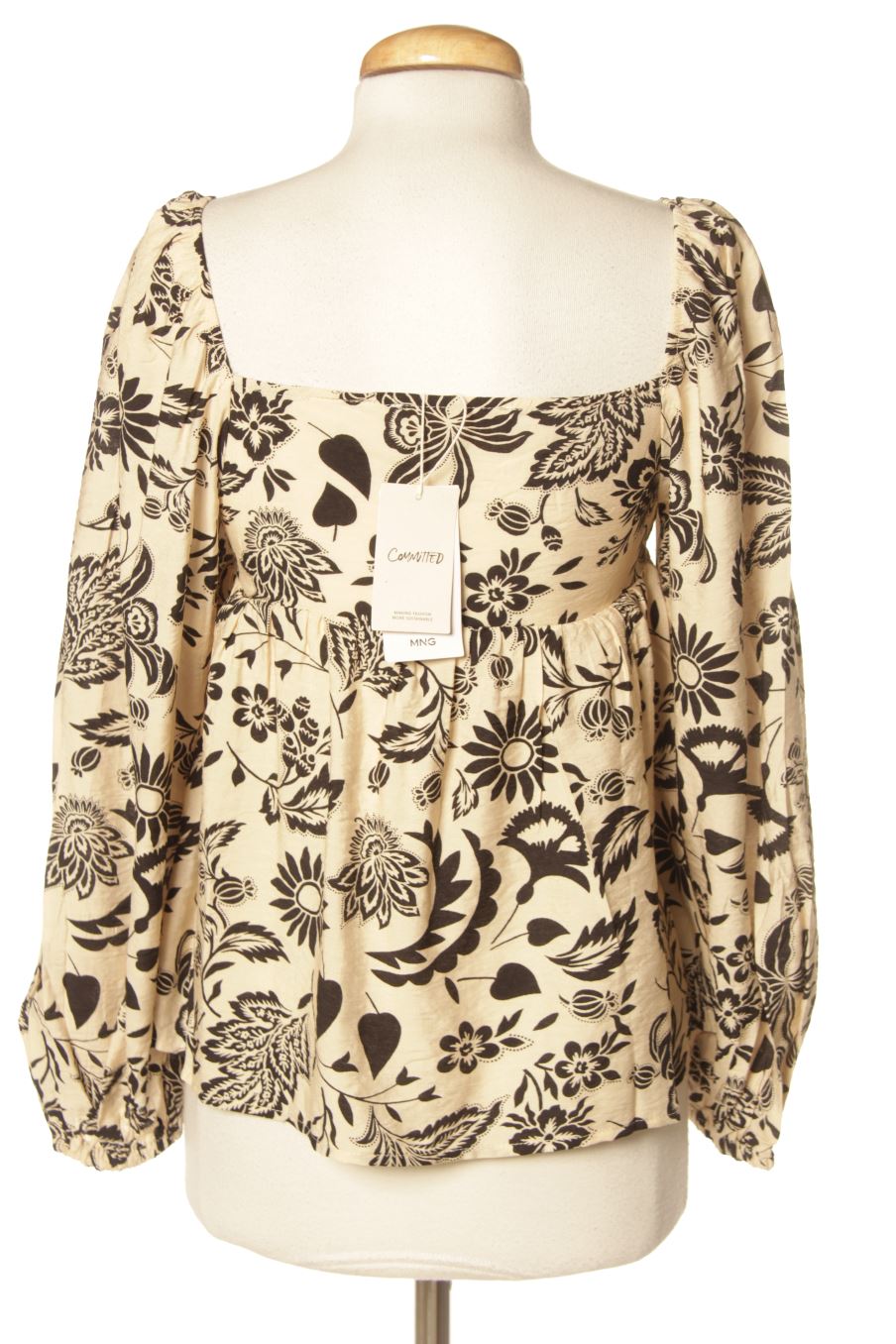 Blouse à manches longues Mango de la taille XS, de couleur imprimés