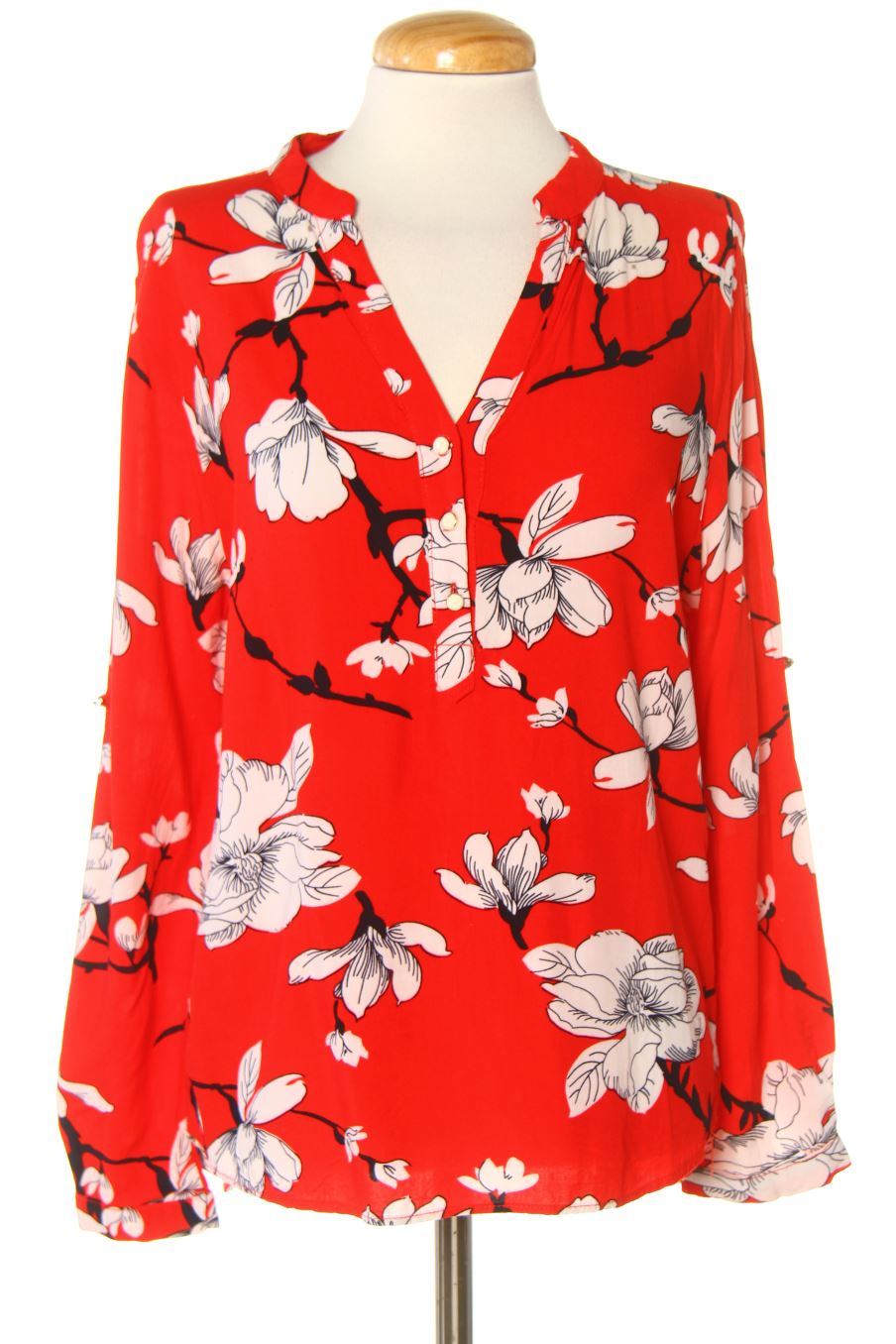 Blouse à manches longues Menglu de la taille M, de couleur fleurs