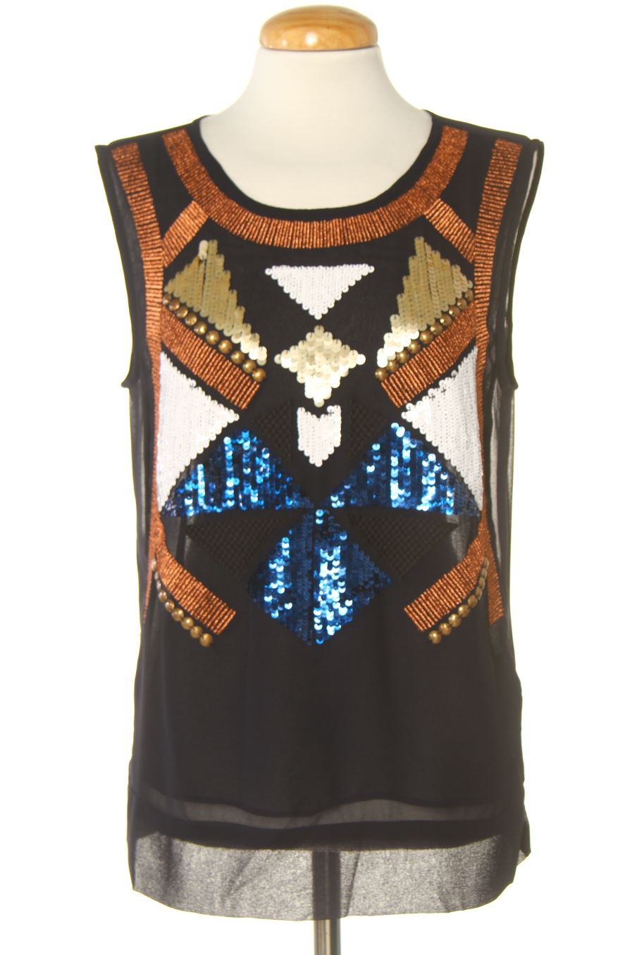 Débardeur Desigual de la taille L, de couleur bleu marine