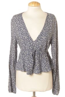 Langärmelige Bluse M Bershka, Foto 1 von 2