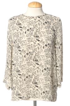 Blusa de manga larga L Mango