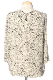 Blusa de manga larga L Mango