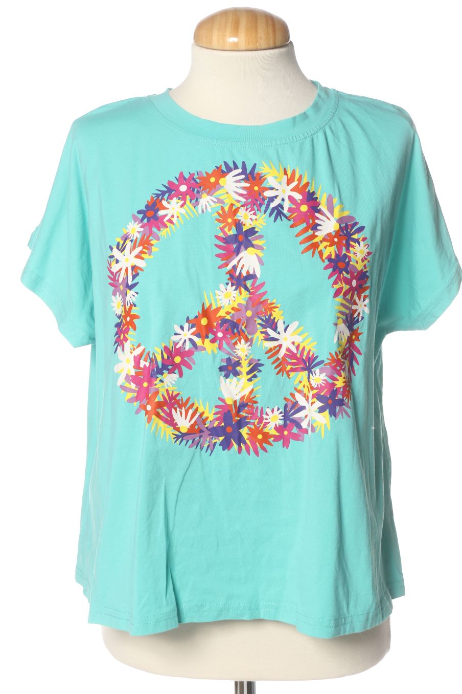 T-shirt lolina de la taille S, de couleur vert