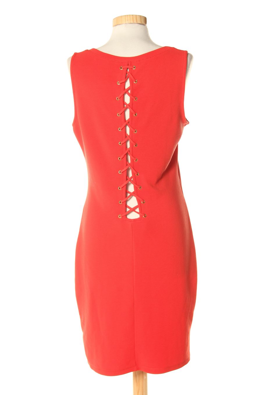Robe casual Guess de la taille L, de couleur rouge