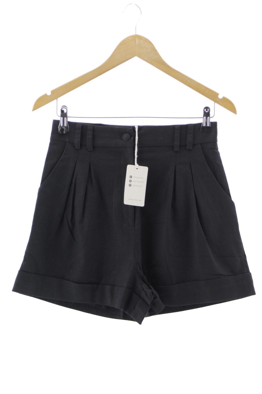 Pantalones cortos de DIVNI Sao Paulo de la talla S, de color negro