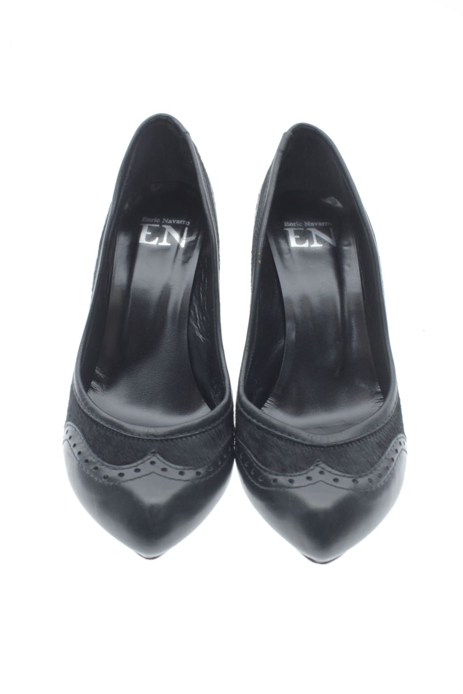 Zapatos de tacon de ENRIC NAVARRO de la talla 37, de color negro de