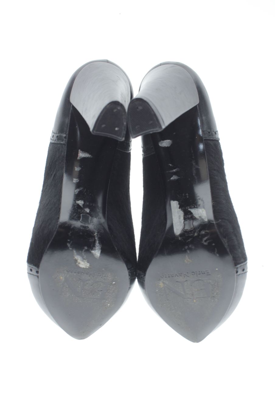 Zapatos de tacon de ENRIC NAVARRO de la talla 37, de color negro de