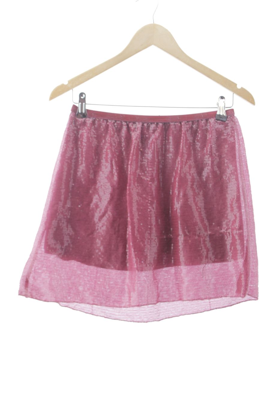Aufwändiger Rock von Made in italy Größe S, Farbe Rosa, für