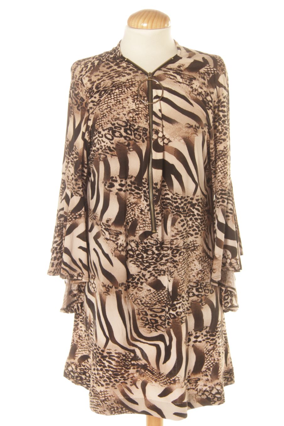 Vestito casual de PERCENTIL de la talla L, de color stampa animalier
