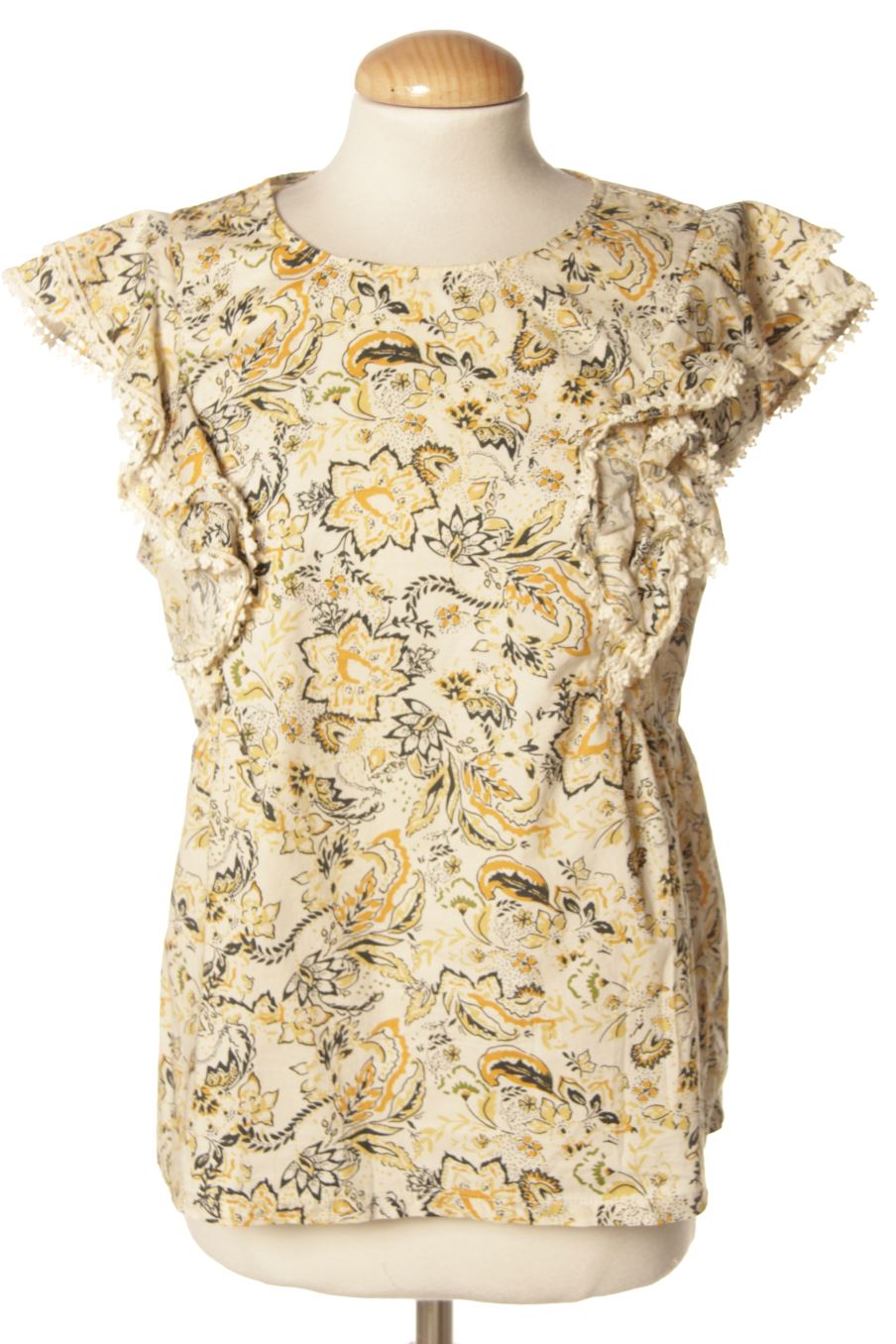 Blouse à manches courtes Grace&Mila de la taille S, de couleur imprimés