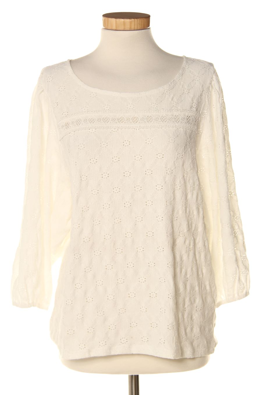 Blouse à manches longues Bréal Collection de la taille M, de couleur blanc