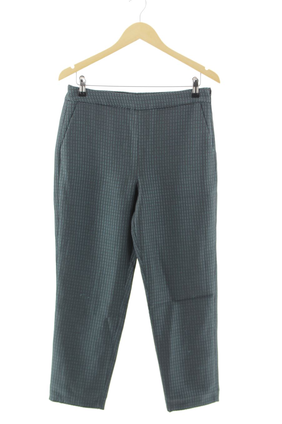 Pantalón de Mango de la talla 40, de color verde