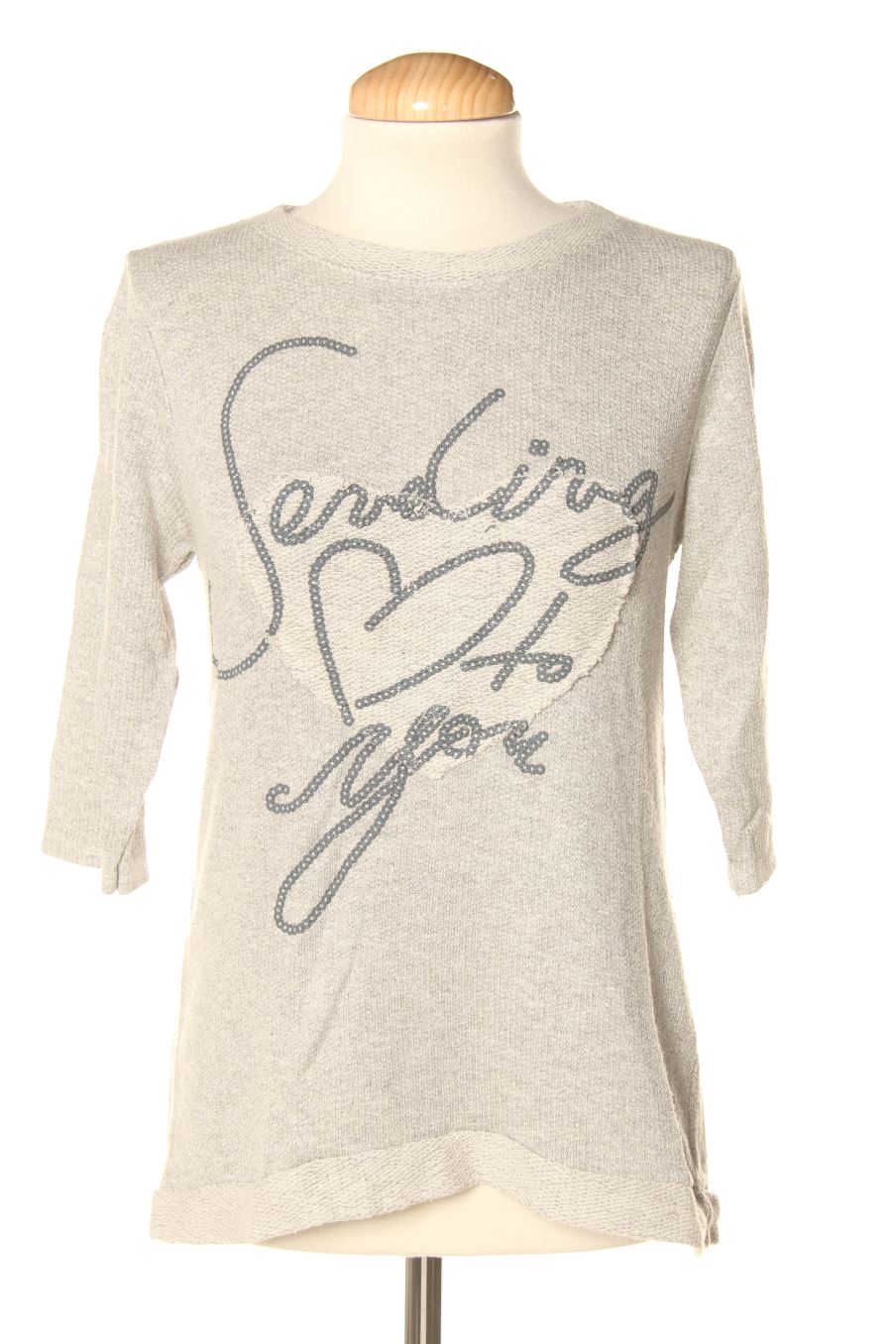 Pull New collection de la taille S, de couleur gris