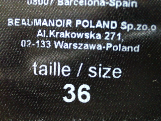 Pantalon Casual Bréal Collection de la taille 36, de couleur rayures