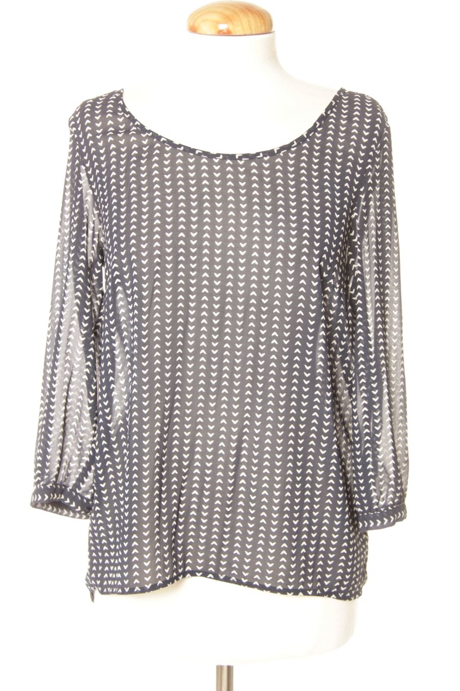 Blusa de manga larga de PERCENTIL de la talla S, de color azul marino