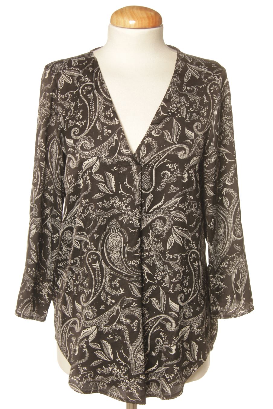 Blusa de manga corta de Stradivarius de la talla S, de color estampado