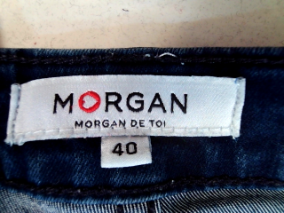 Pantalón corto de Morgan de toi de la talla 40, de color azul de ropa vaquera