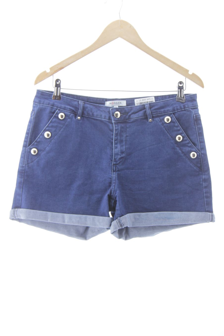 Pantalón corto de Morgan de toi de la talla 40, de color azul de ropa vaquera