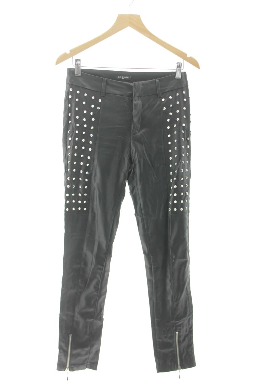 Pantalon Drole de copine de la taille M, de couleur noir de synthétique