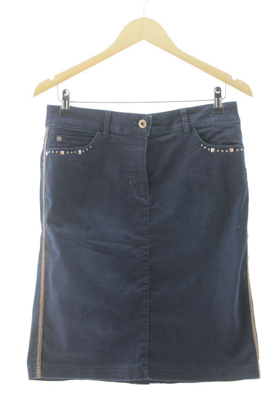 Jupe Gerry Weber de la taille 42, de couleur bleu marine de denim