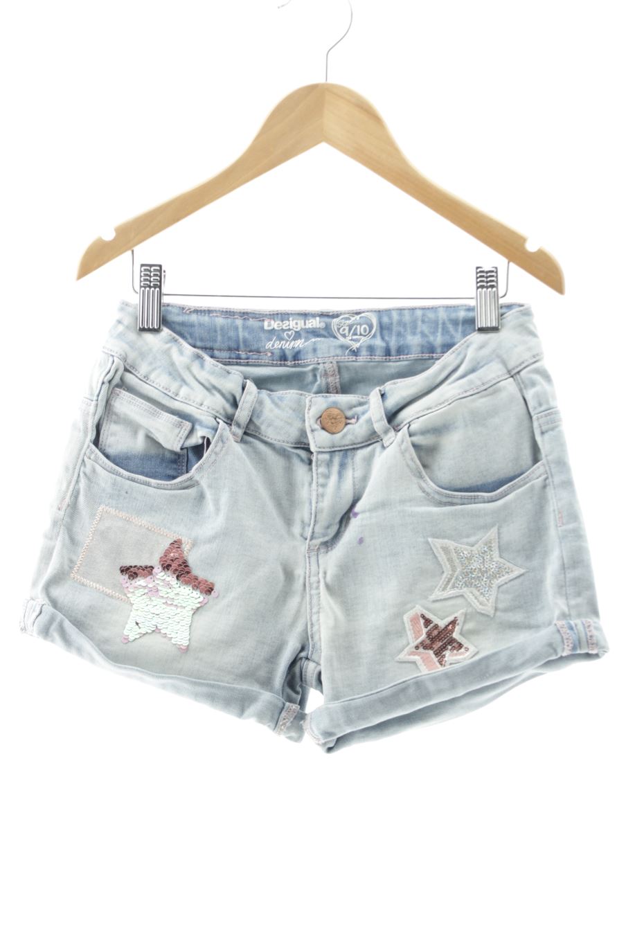 Short Desigual de la taille 9 ans de denim de seconde main