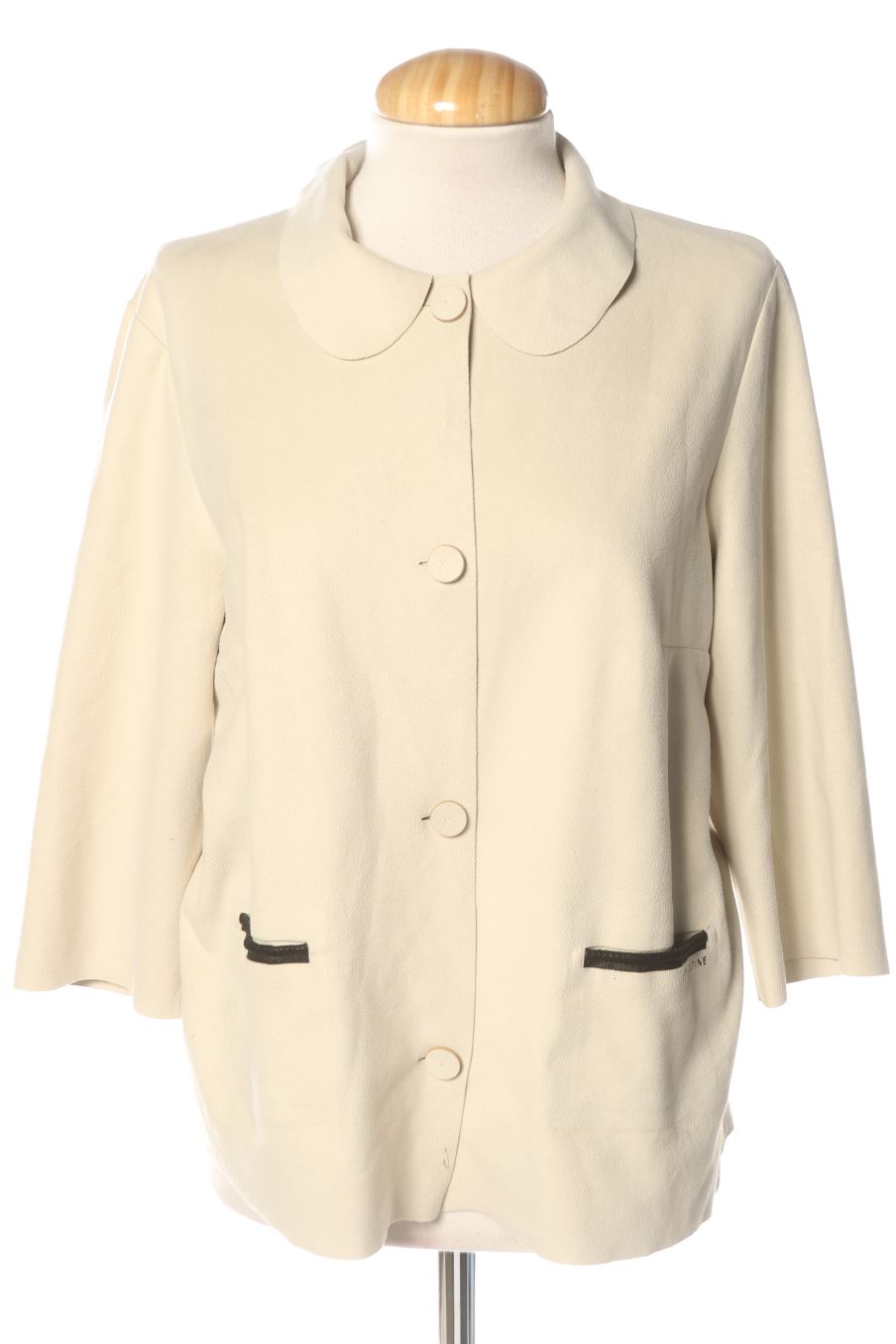 Gilet cop.copine de la taille 38, de couleur beige