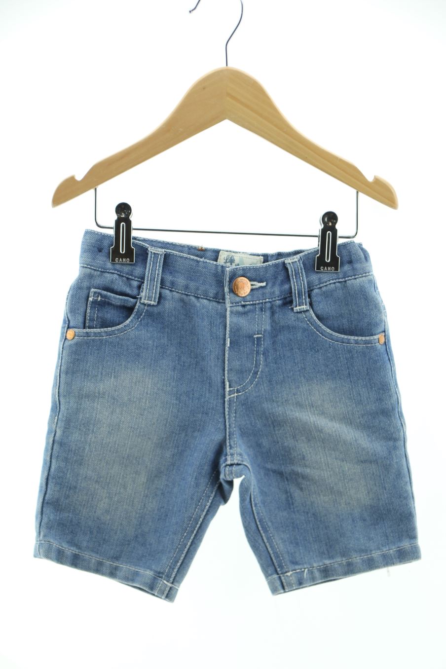 Short en jean Mantaray de la taille 2 ans de denim de seconde main