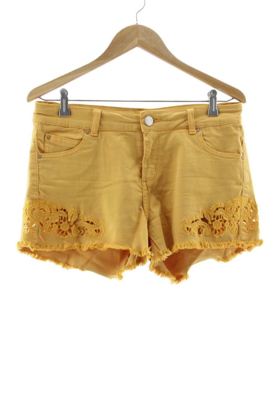 Shorts Etam de la taille 42, de couleur moutarde de denim