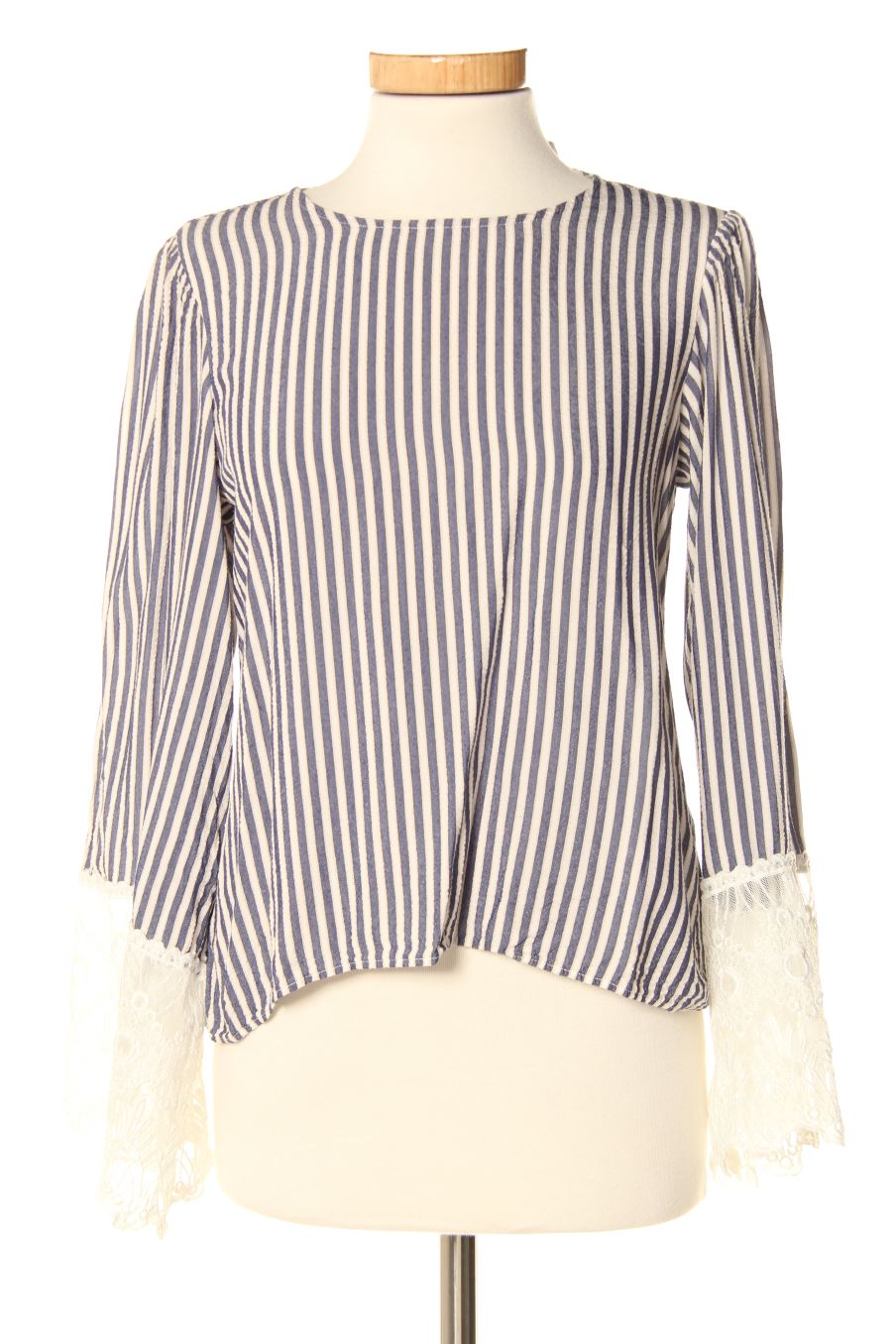 Langärmelige Bluse von H&M Größe 34, Farbe Gestreift, für